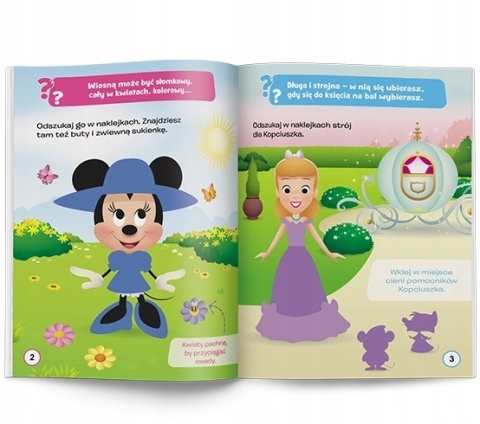 Ubieranka Disney Maluch W co się ubrać? naklejki