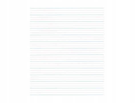 Zeszyt A4 32k 90g trzylinia kolorowa do nauki pisania wzory liter Interduk