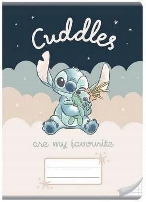 Zeszyt A4 Stitch w kratkę 32 kartek LILO I STICH