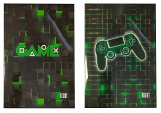 Zeszyt A4 kratka w kratke 32 k Game pixel Gamer 2 szt