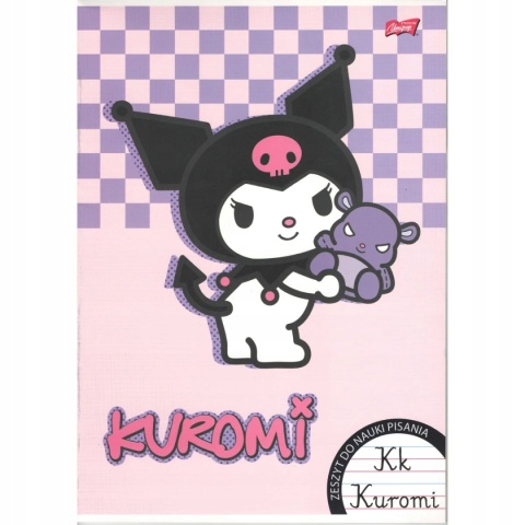 Zeszyt A4 trzy linia kolorowa do nauki pisania 32k Hello Kitty Kuromi 2szt