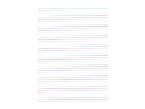 Zeszyt A4 trzy linia kolorowa do nauki pisania 32k Pixel Game Gamer