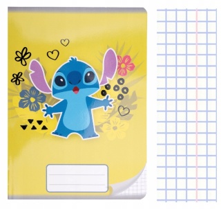 Zeszyt A5 Stitch w kratkę 32 kartki LILO I STICH