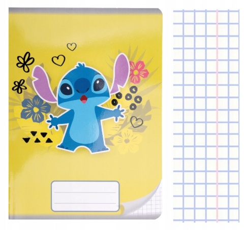 Zeszyt A5 Stitch w kratkę 32 kartki LILO I STICH