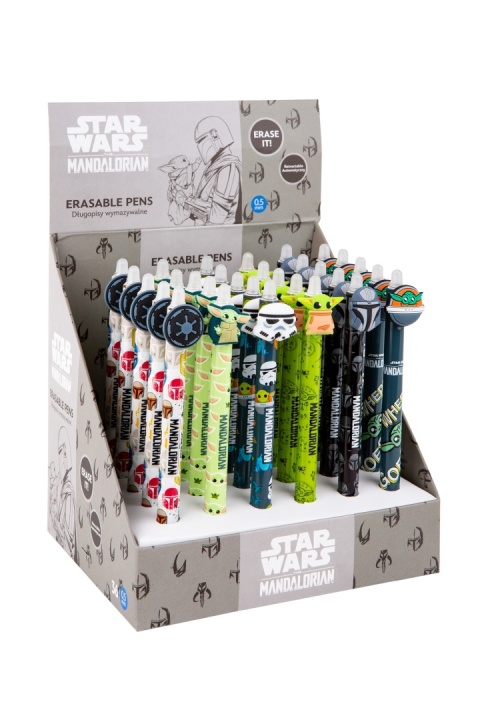 Długopis wymazywalny ścieralny STAR WARS Mandalorian 6 szt