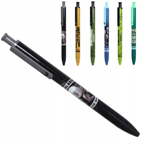 Długopis żelowy niebieski blanco Star Wars Mandalorian 1 szt mix