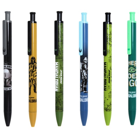 Długopis żelowy niebieski blanco Star Wars Mandalorian 1 szt mix