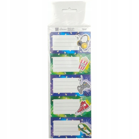 Naklejki nalepki na zeszyty 10 szt sport game piłka