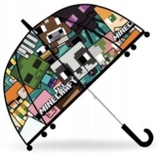 Parasol parasolka MINECRAFT foliowy