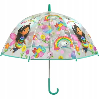 Parasol parasolka foliowy KOCI DOMEK GABI