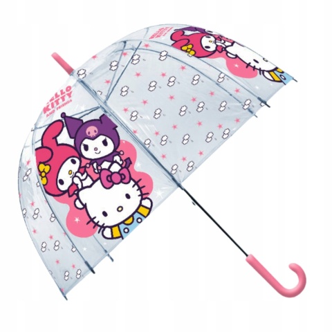 Parasol parasolka foliowy głęboki HELLO KITTY KUROMI MY MOLODY