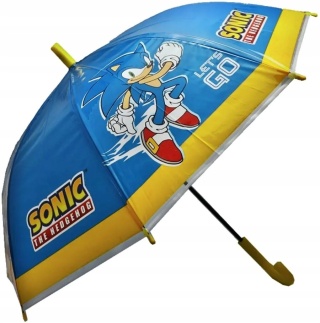 Parasol przeźroczysty foliowy automat jeż Sonic