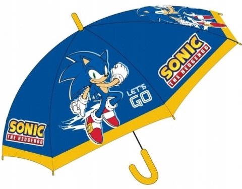 Parasol przeźroczysty foliowy automat jeż Sonic