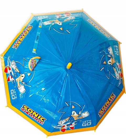 Parasol przeźroczysty foliowy automat jeż Sonic