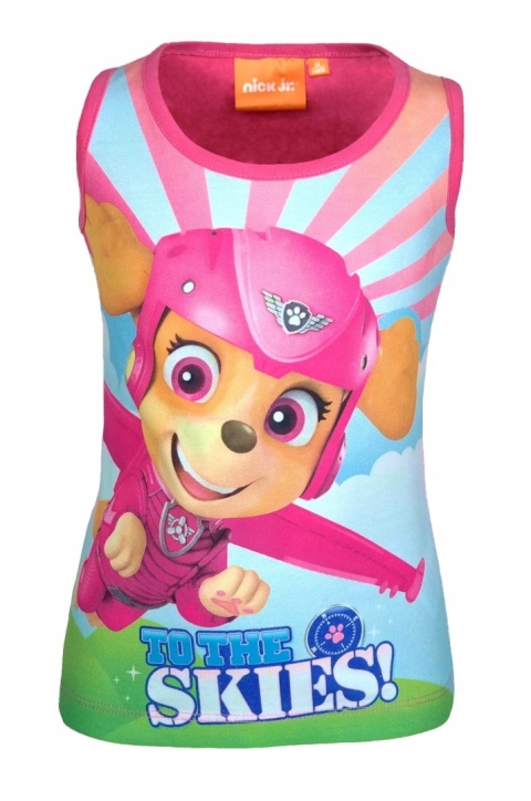 T-shirt bluzka dziecięca PSI PATROL SKYE koszulka bawełniana dziewczęca 110