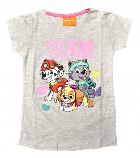 T-shirt bluzka dziecięca PSI PATROL SKYE koszulka bawełniana dziewczęca 128