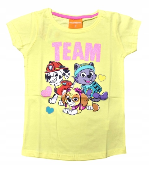 T-shirt bluzka dziecięca PSI PATROL SKYE koszulka bawełniana dziewczęca 128