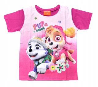 T-shirt bluzka dziecięca PSI PATROL SKYE koszulka bawełniana dziewczęca 128