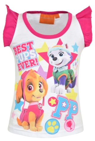 T-shirt bluzka dziecięca PSI PATROL SKYE koszulka bawełniana dziewczęca 128