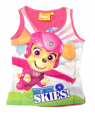 T-shirt bluzka dziecięca PSI PATROL SKYE koszulka bawełniana dziewczęca 128