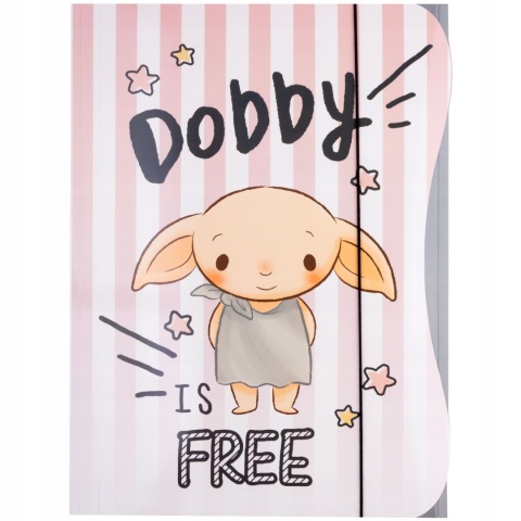 Teczka z gumką A4 na dokumenty rysunki Harry Potter Zgredek