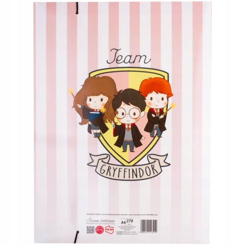 Teczka z gumką A4 na dokumenty rysunki Harry Potter Zgredek