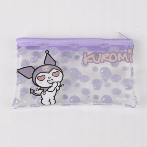 Zestaw do włosów gumki frotki spinki scrunchies Kuromi w saszetce