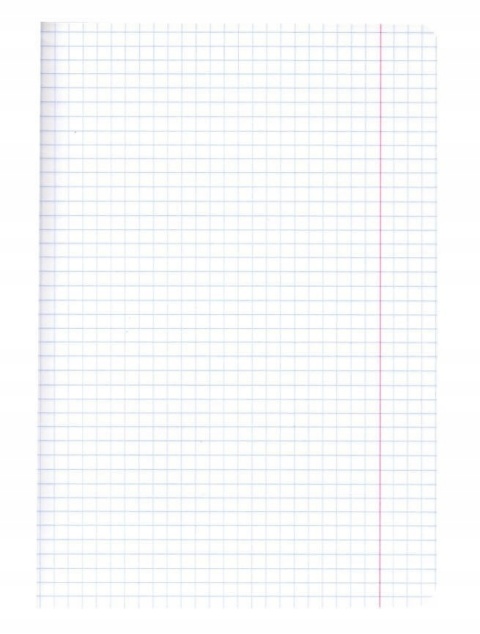 Zeszyt A4 kratka kratkę 80 kartek kwiaty abstrakcja czarne MIX 1 szt