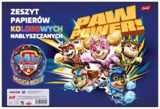Zeszyt papierów kolorowych nabłyszczany PSI PATROL UNIPAP 10 szt A4