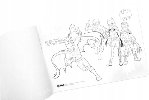 BATMAN blok rysunkowy A4 20 kartek biały