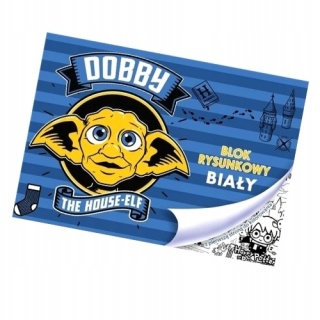 HARRY POTTER blok rysunkowy A4 20 kartek biały Zgredek