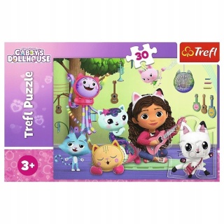 KOCI DOMEK GABI Trefl Puzzle 30 EL 18301