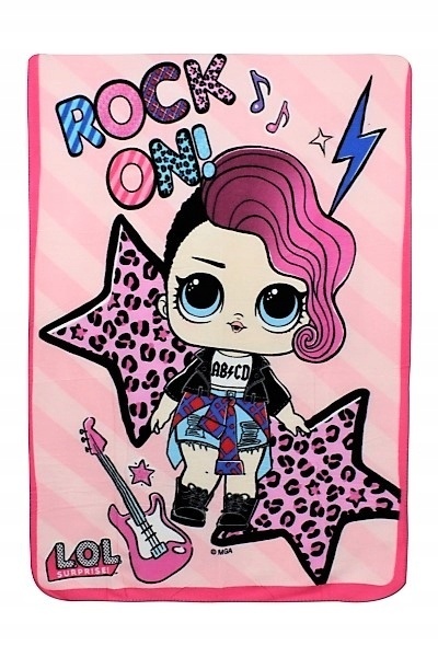 Koc kocyk polarowy LOL L.O.L. SURPRISE 100x140 cm