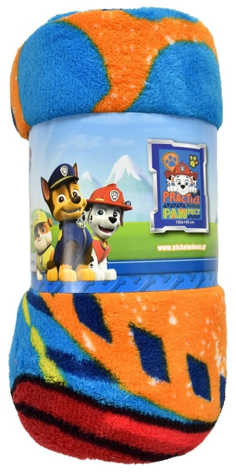 Kocyk koc miś coral PSI PATROL MARSHALL 100x140 cm