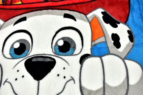 Kocyk koc miś coral PSI PATROL MARSHALL 100x140 cm