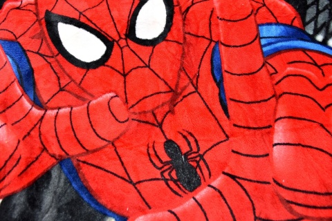 Kocyk koc miś coral SPIDERMAN 100x140 cm