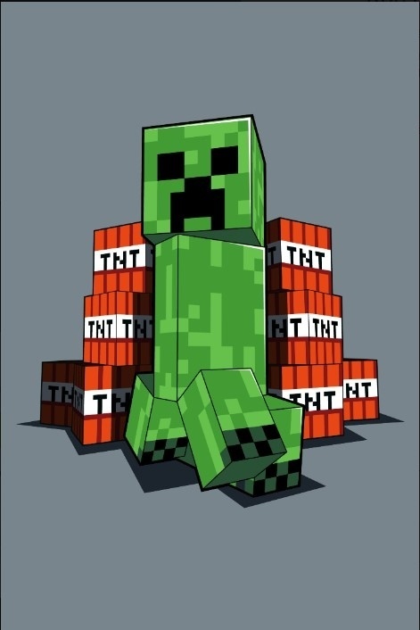 Kocyk koc polarowy MINECRAFT CREEPER 100x150 cm
