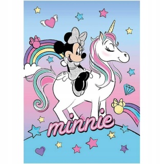 Kocyk koc polarowy MYSZKA MINNIE 100x140