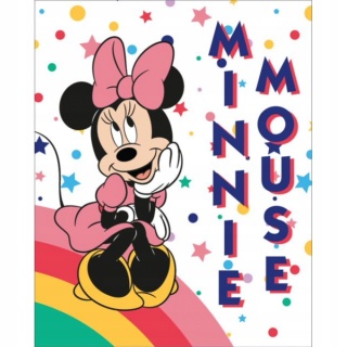Kocyk koc polarowy MYSZKA MINNIE