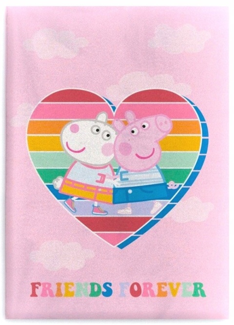 Kocyk koc polarowy ŚWINKA PEPPA PIG 100X140 cm