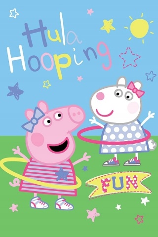 Kocyk koc polarowy ŚWINKA PEPPA PIG 100X150 cm