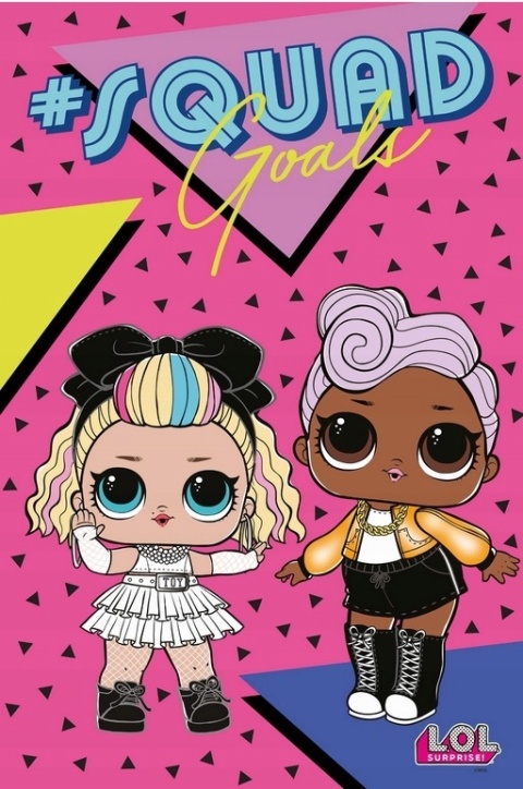 Kocyk koc polarowy dziecięcy LOL SURPRISE 130X170