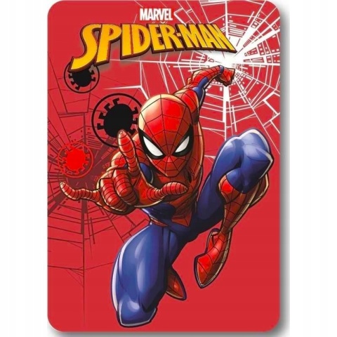Kocyk koc polarowy dziecięcy SPIDERMAN 100X140