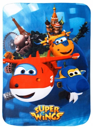 Kocyk koc polarowy dziecięcy SUPER WINGS