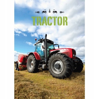 Kocyk koc polarowy narzuta TRAKTOR CIĄGNIK 100x140