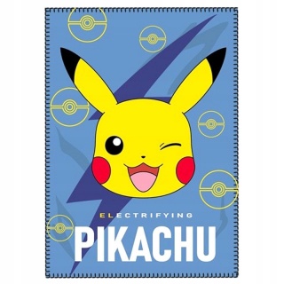 Kocyk polarowy narzuta POKEMON pled 100x140 cm