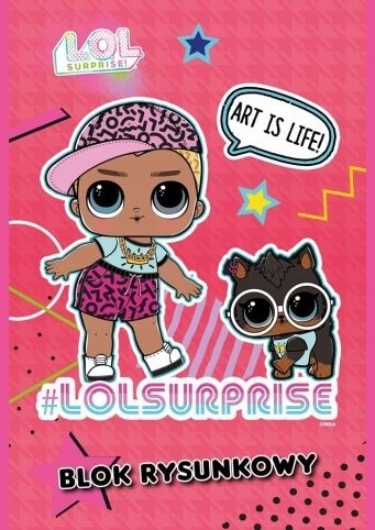 LOL SURPRISE blok rysunkowy A4 20 kartek