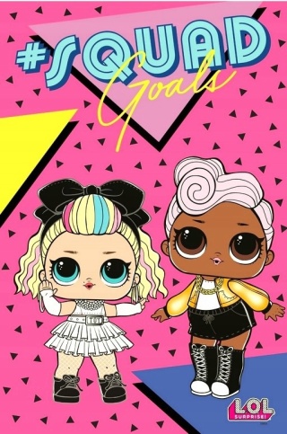 LOL SURPRISE kocyk koc polarowy miękki 100X150