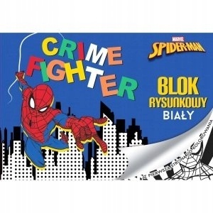 SPIDERMAN blok rysunkowy A4 20 kartek biały