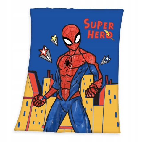SPIDERMAN kocyk koc polarowy narzuta 130x160 cm